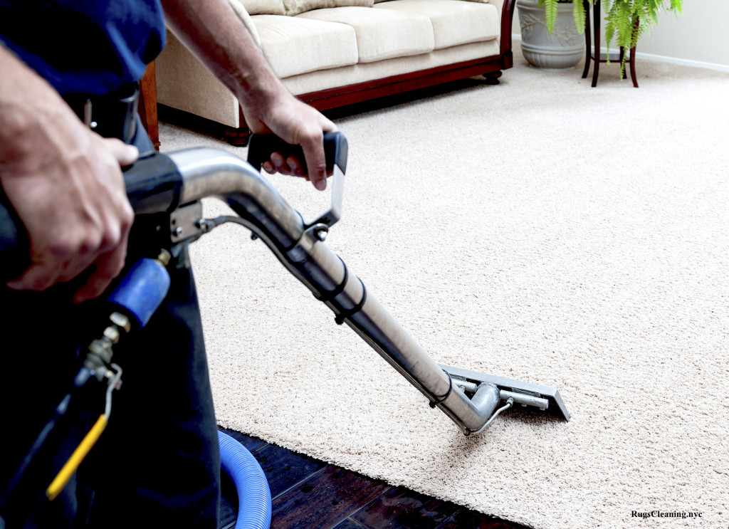 cleaning carpet in spring valley by a professional